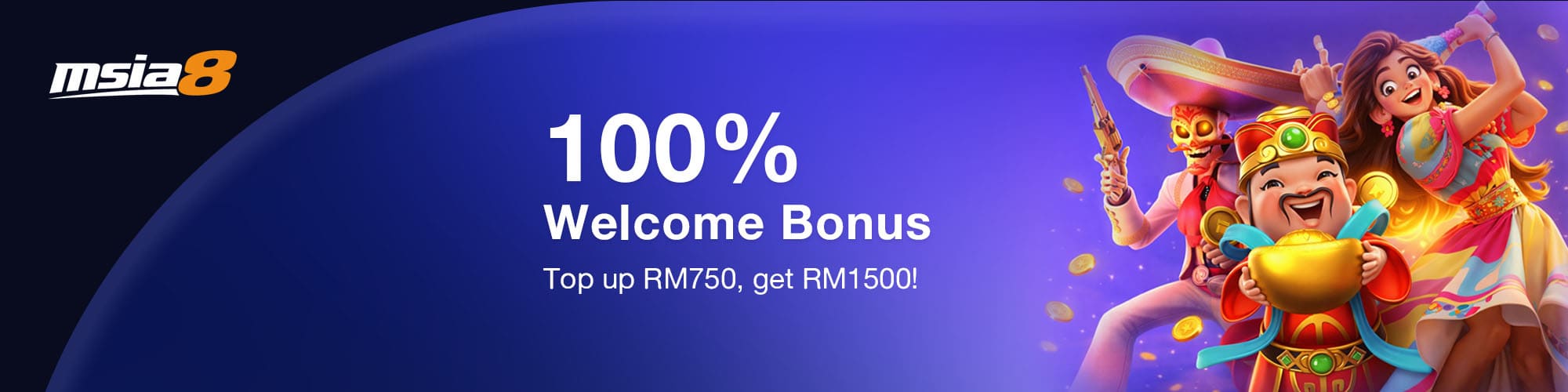 100% Welcome Bonus